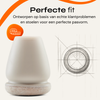 FLOOQ - Embouts de pieds de chaise Pro - Ronds - Noirs - Floor