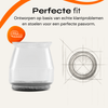 FLOOQ - Embouts de pieds de chaise - Haute transparence - Florine