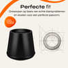 FLOOQ - Stoelpootdoppen - Rond - Zwart - Fero
