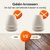 FLOOQ - Embouts de pieds de chaise Pro - Ronds - Noirs - Floor