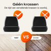 FLOOQ - Stoelpootdoppen- Rechthoekig transparant - Friso