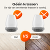 FLOOQ - Embouts de pieds de chaise Pro - Ronds - Transparents - Floor