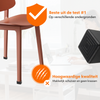 FLOOQ - Stoelpootdoppen - Vierkant - Zwart - FAY