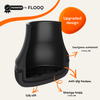 FLOOQ - Stoelpootdoppen Pro Schuin - Rond - Zwart - Fermin