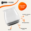 FLOOQ - Embouts de pieds de chaise - Haute transparence - Florine