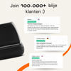 FLOOQ - Stoelpootdoppen- Rechthoekig transparant - Friso