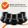FLOOQ - Stoelpootdoppen Pro Schuin - Rond - Transparant - Fabian