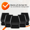 FLOOQ - Stuhlbeinkappen Pro - Quadratisch - Transparent - Florian