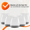 FLOOQ - Embouts de pieds de chaise - Haute transparence - Florine