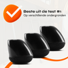FLOOQ - Stoelpootdoppen Pro - Rond - Zwart - Fen