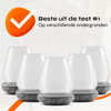 FLOOQ - Embouts de pieds de chaise Pro - Ronds - Transparents - Floor