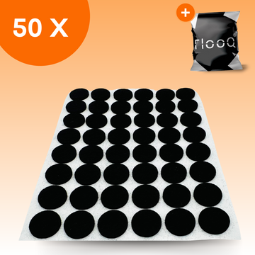 FLOOQ - Zelfklevend Meubelvilt - 50 stuks - 1,8 cm dia