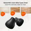 FLOOQ - Stoelpootdoppen Pro Schuin - Rond - Zwart - Fermin