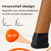 FLOOQ - Stoelpootdoppen- Rechthoekig transparant - Friso