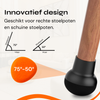 FLOOQ - Stoelpootdoppen Pro Schuin - Rond - Transparant - Fabian