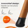 FLOOQ - Stoelpootdoppen Pro - Rond - Zwart - Fen