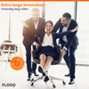 FLOOQ - Roulettes transparentes pour chaise de bureau - Finley