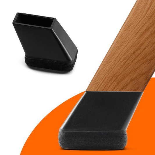 FLOOQ - Embouts de pieds de chaise - Rectangulaires inclinés - Frits