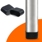 FLOOQ - Embouts de pieds de chaise - Ovales - Noirs - FOSS