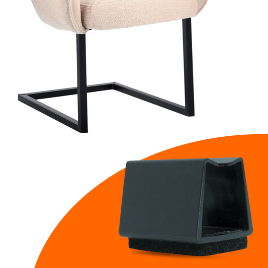 FLOOQ - Stoelpootdoppen - Buisframe vierkant - Filou